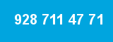 928 711 47 71 928 711 47 71